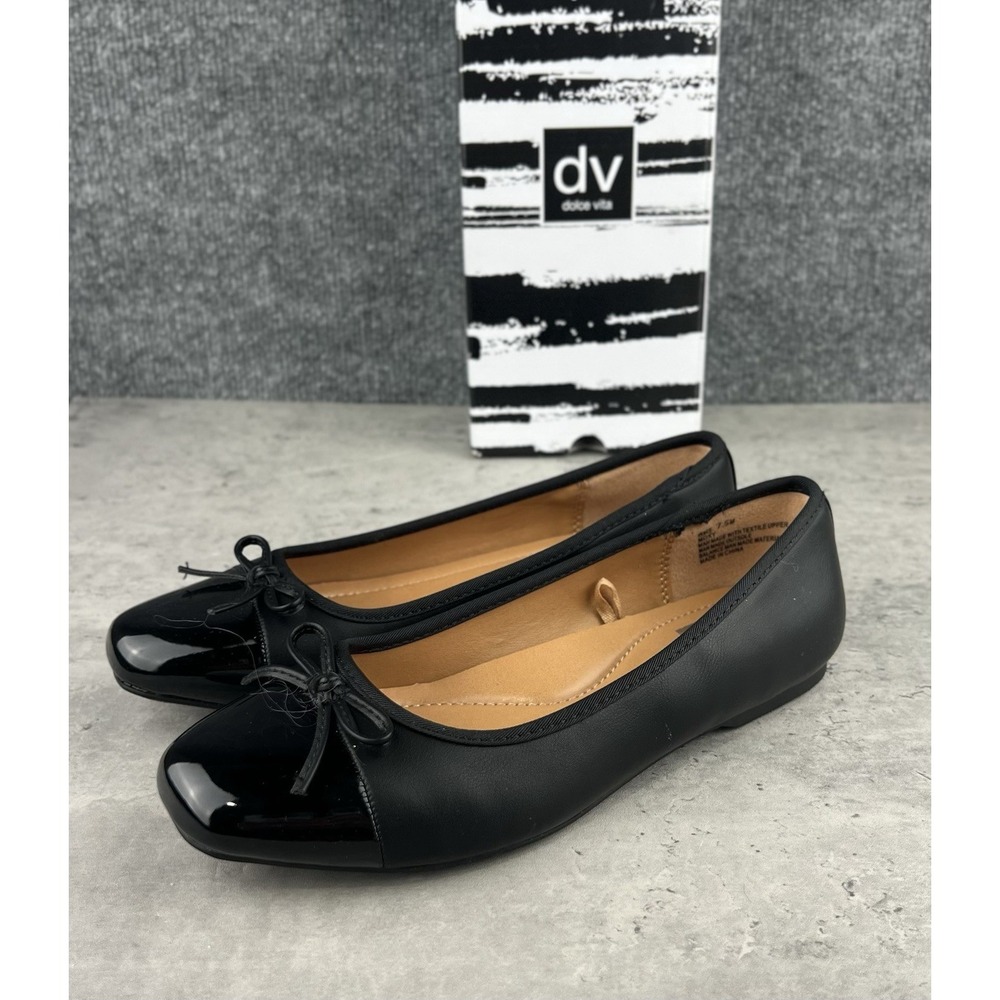 Dolce Vita Women's Ballet Flats Moxy Black In Box Size 6.5 Worn Once